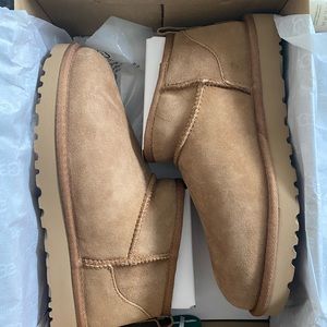 Ugg Classic Ultra Mini, Chestnut color, Size 8
